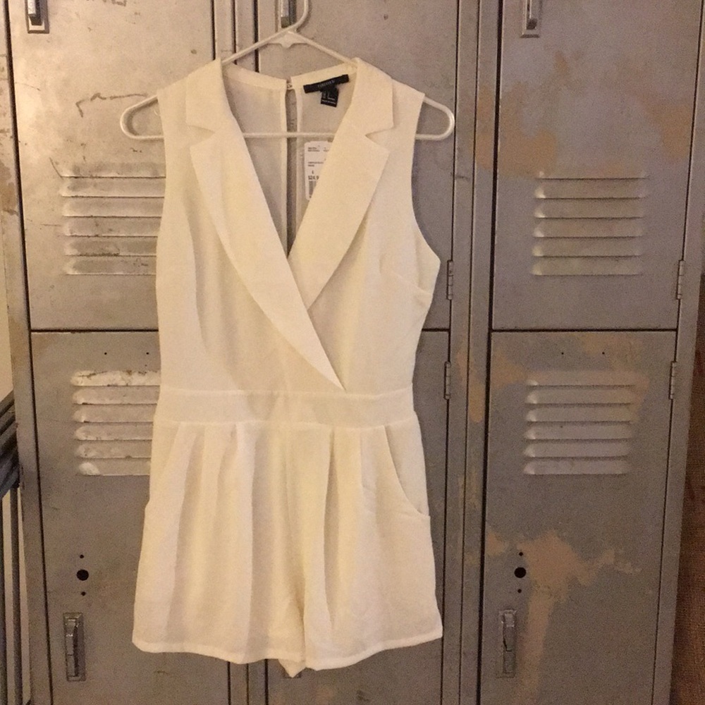 White Romper NWT